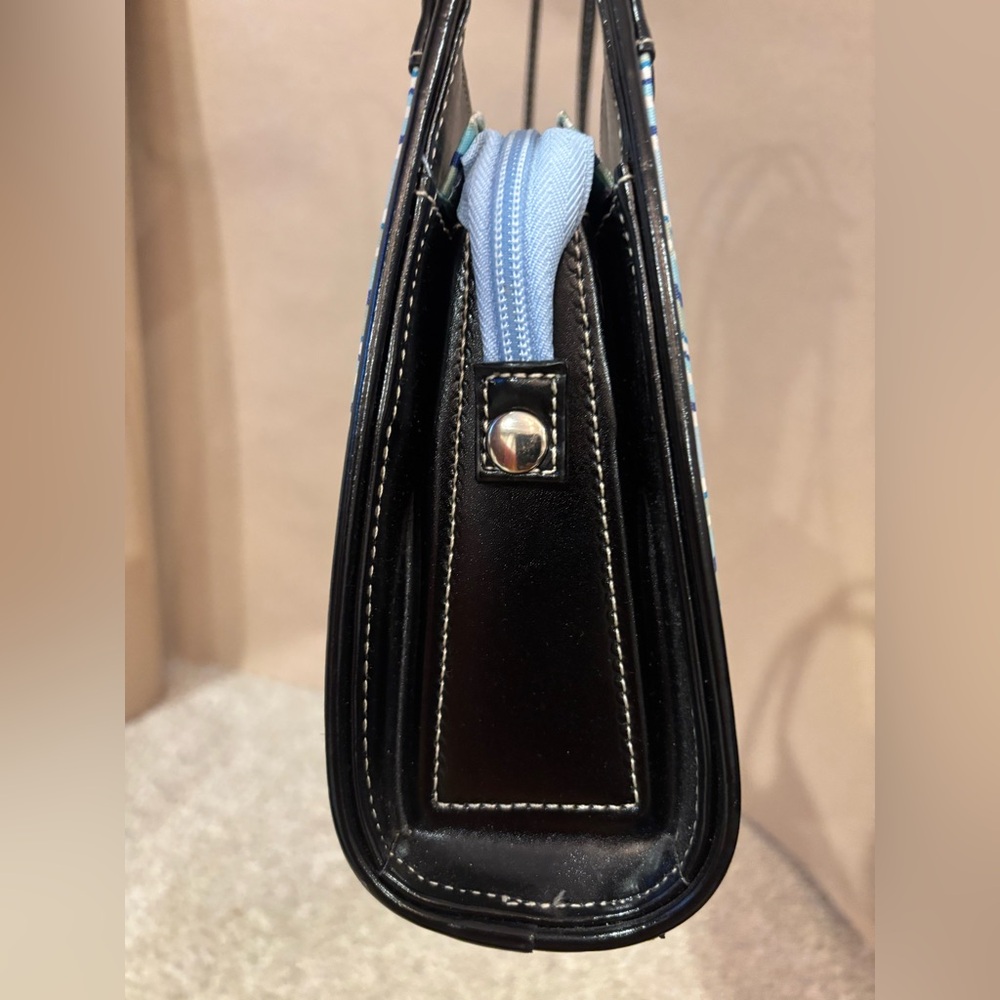 Kate Spade ♠️ 

Striped Blue / Green and Black Women's Bag - Picture 6 of 12